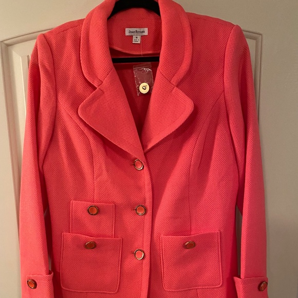 Joan Rivers Jackets & Blazers - Coral jacket
